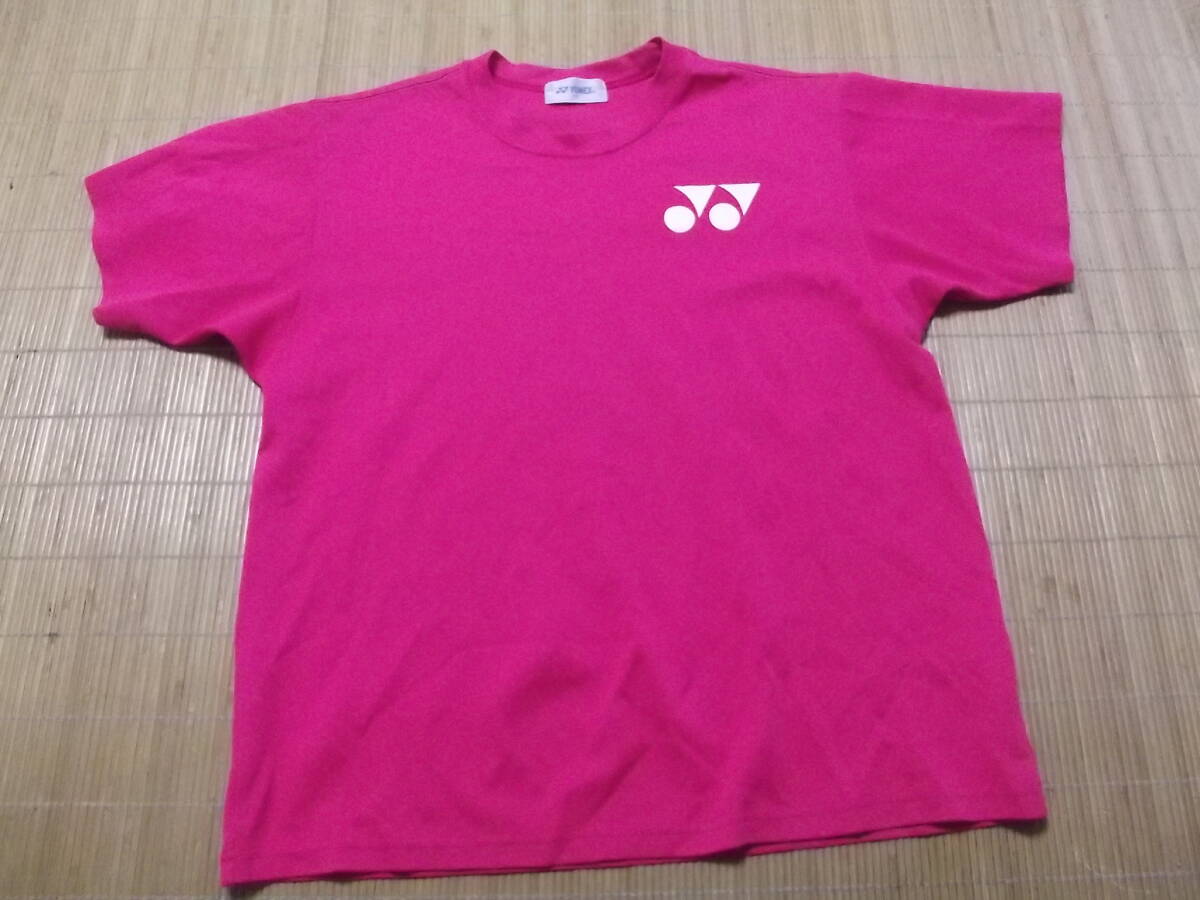 まとめて即決！小さいSSサイズ　ヨネックスYONEX　速乾　ピンク　半袖　Tシャツ　ポリエステル製　テニス　バドミントン_画像1