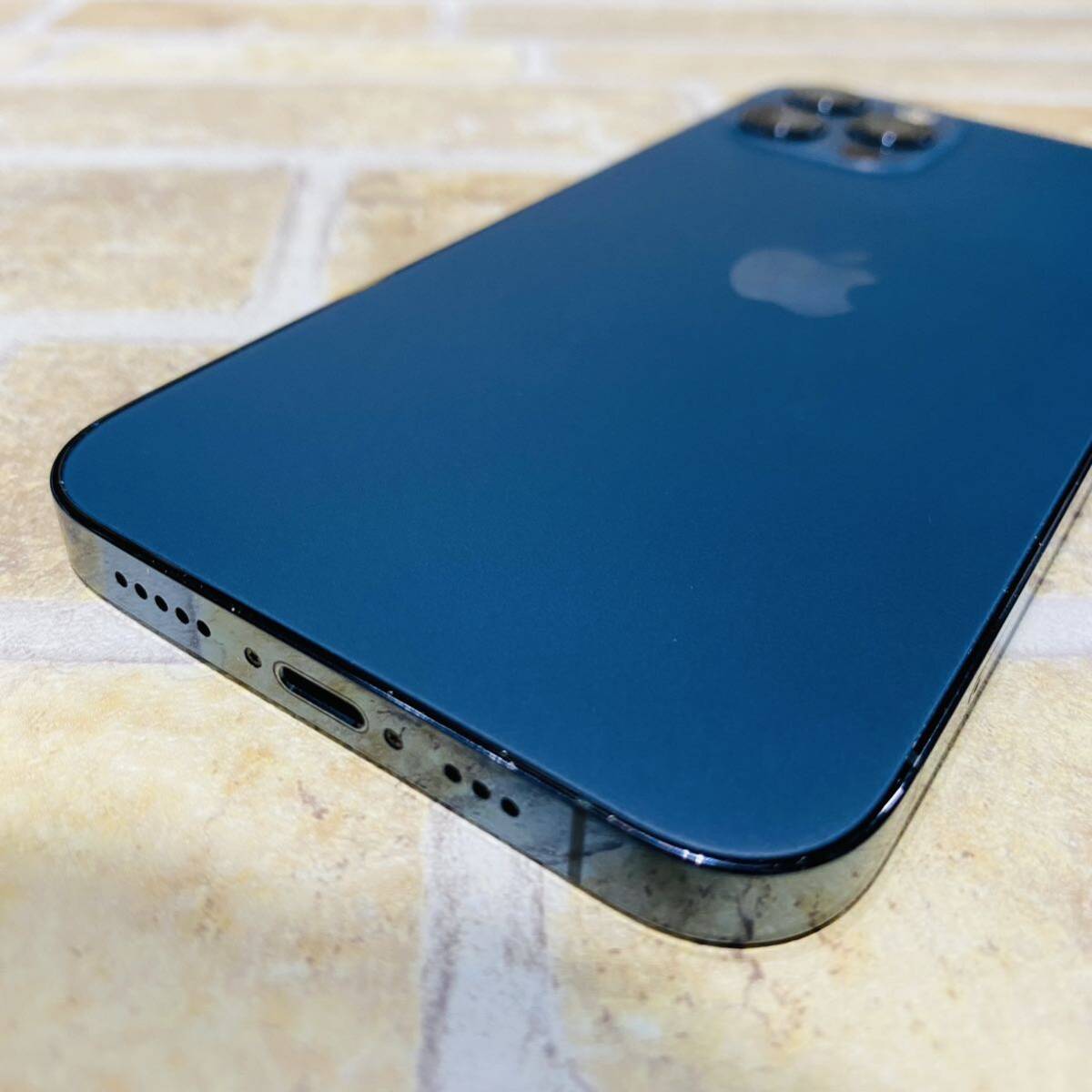 SIMフリー iPhone12Pro 256GB 966 パシフィックブルー 電池新品