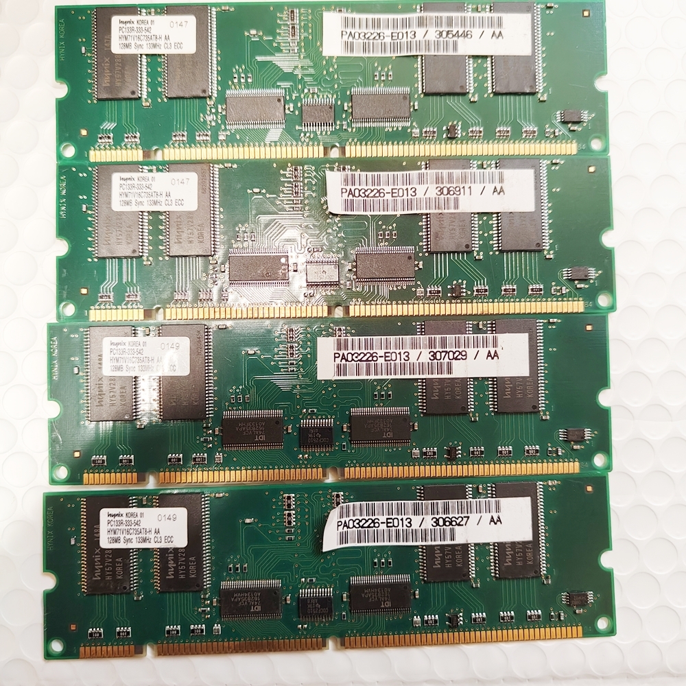 【送料無料】 SDRAM PC133 512MB (128MB x 4枚) デスクトップ用【動作確認済】管理番号MM021_画像1