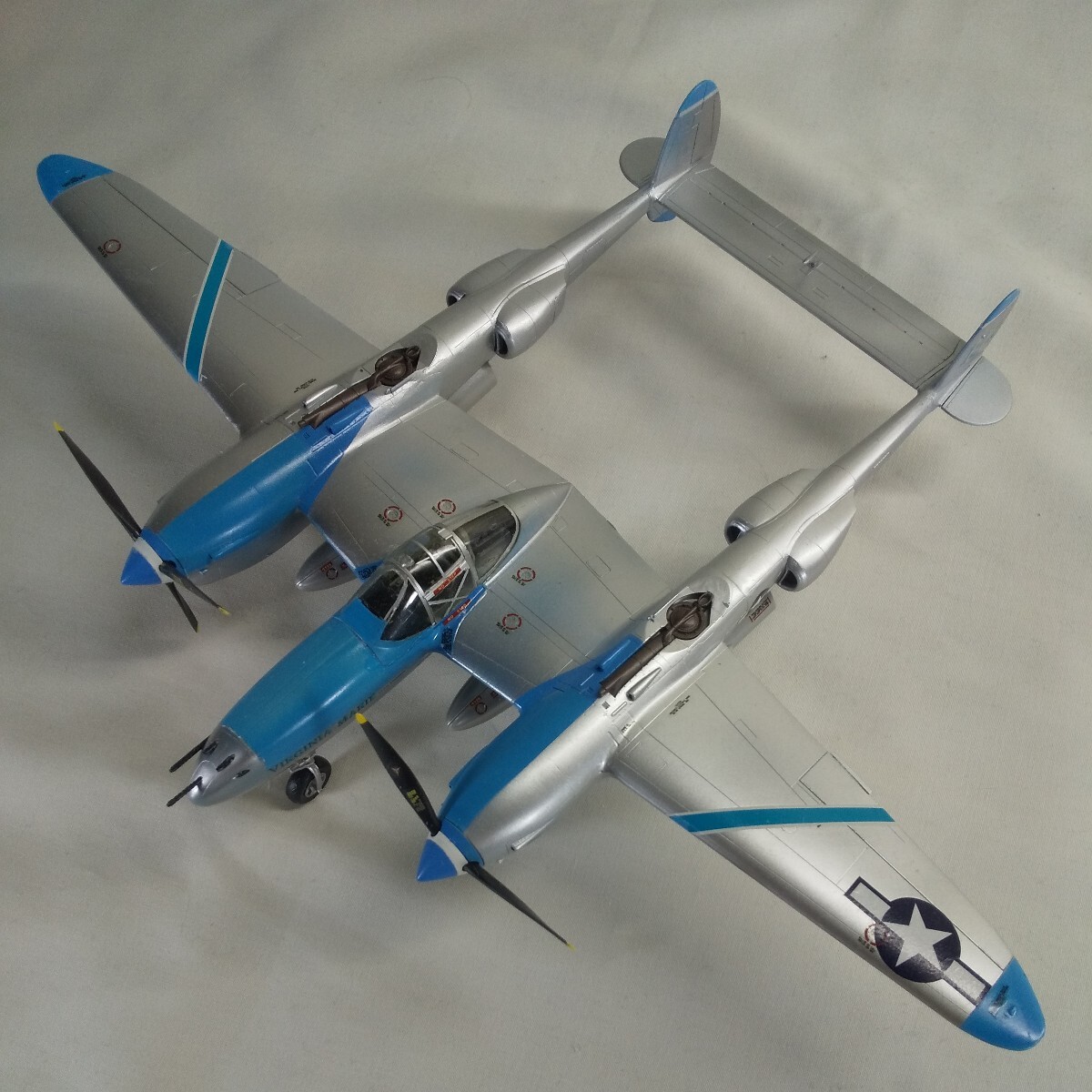 1/48  アメリカ陸軍  Ｐ－38 ライトニング  ②  完成品 の画像5