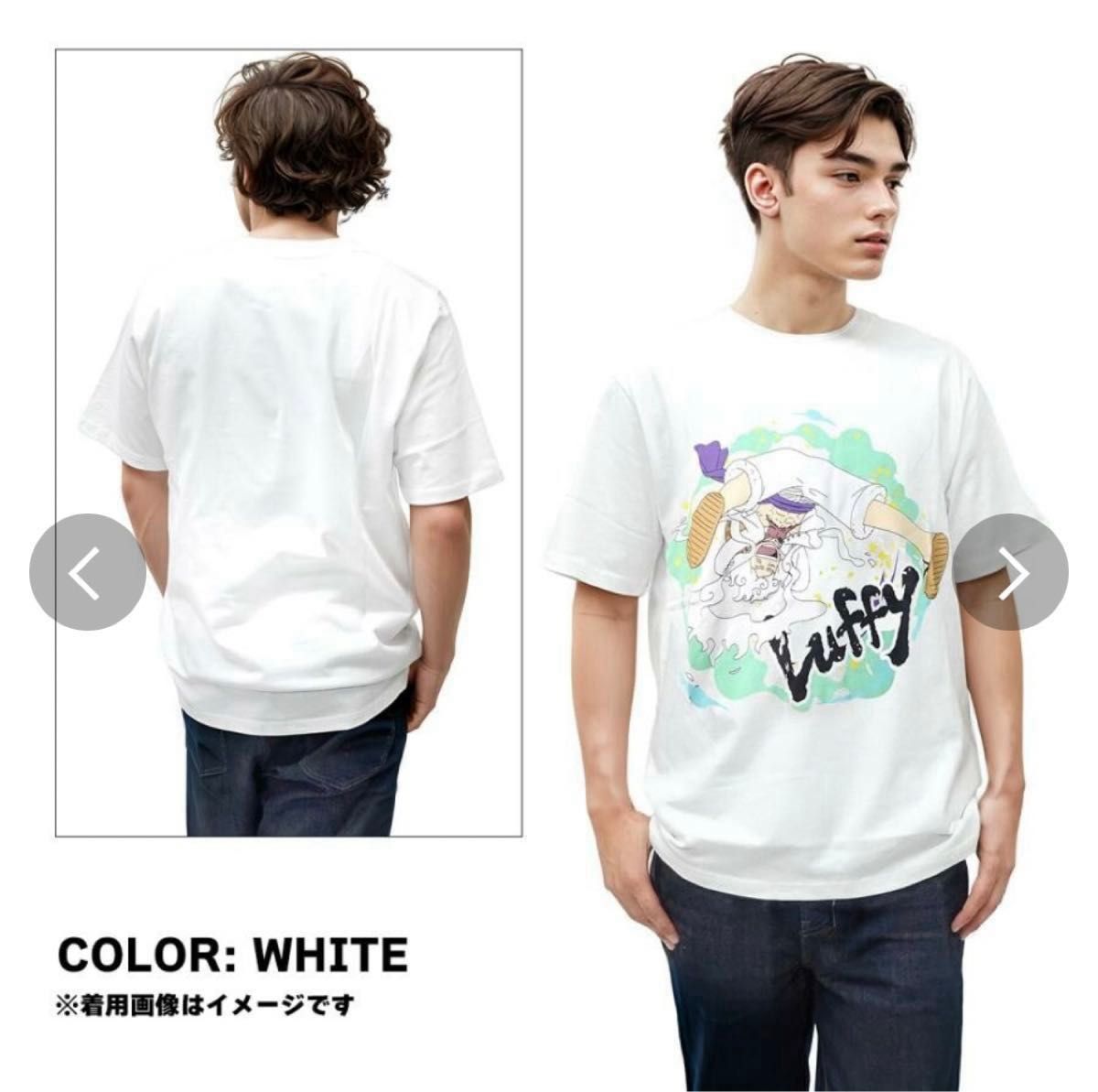ONE PIECE ギア5 ニカ　Tシャツ　Lサイズ　ホワイト