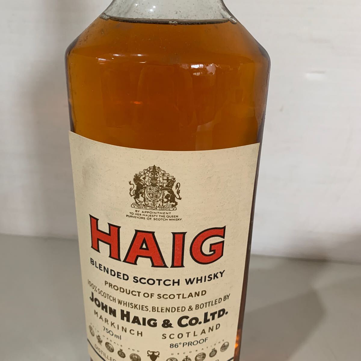 QW3811 Special class partition g750ml not yet . plug HAIG whisky 0506