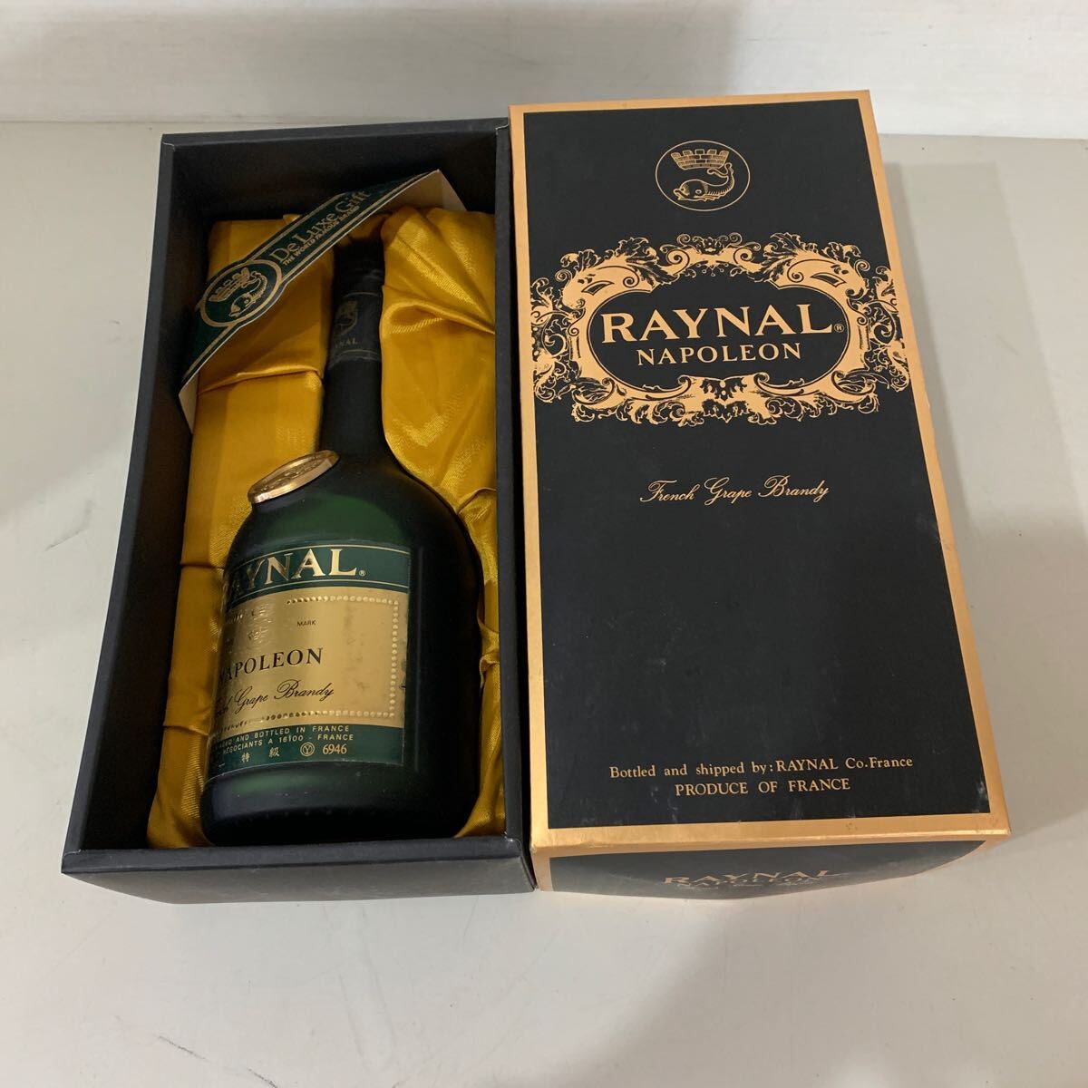 QW3812 not yet . plug RAYNAL NAPOLEON Dauphin Ray naru Napoleon do- fan 40% 700ml brandy foreign alcohol old sake 0506