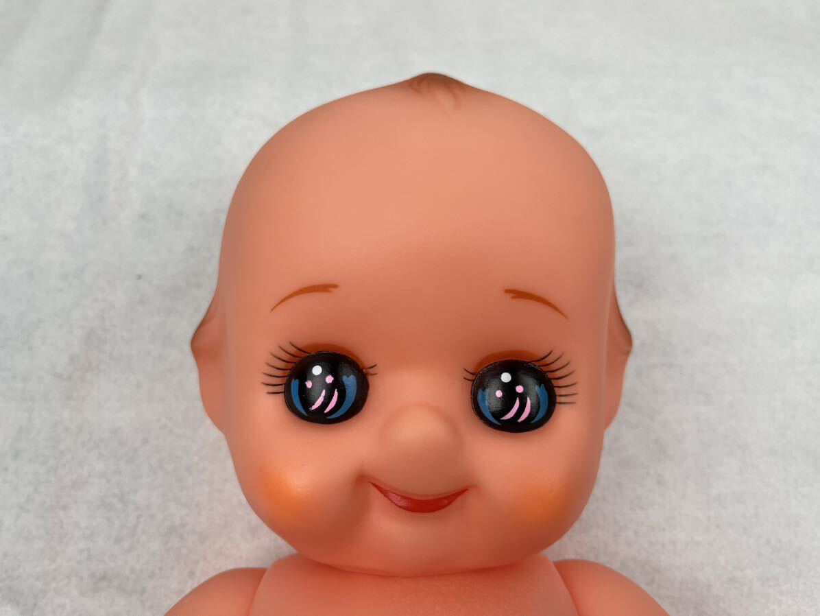島田トーイ　キューピー人形　大　約45cm 日本製　ソフビ　当時物　未使用品_画像4
