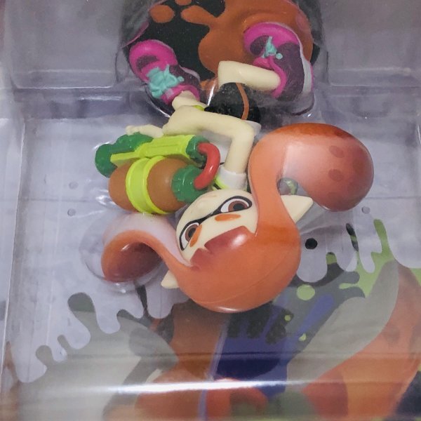 M6204 ●新品 未開封 即決●amiibo ガール (アミーボ スプラトゥーン オレンジ イカガール) ●Splatoon / Inkling Girl_画像5