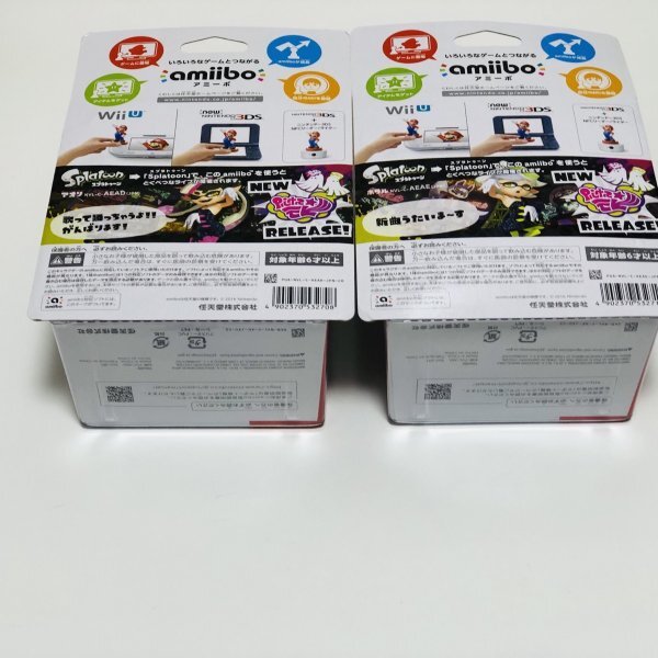 M6203 ●新品 未開封 即決●amiibo アオリ ホタル / シオカラーズ セット(アミーボ スプラトゥーン●Splatoon / Callie & Marie 2-Pack_画像9