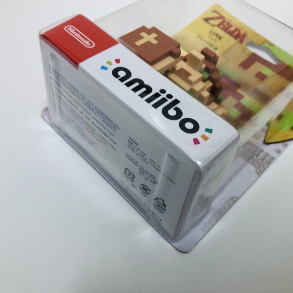 M6165 ●新品 ※台紙折れ 未開封 即決●amiibo ドットリンク リンク ドット ●ファミコン アミーボ ゼルダの伝説●_画像3