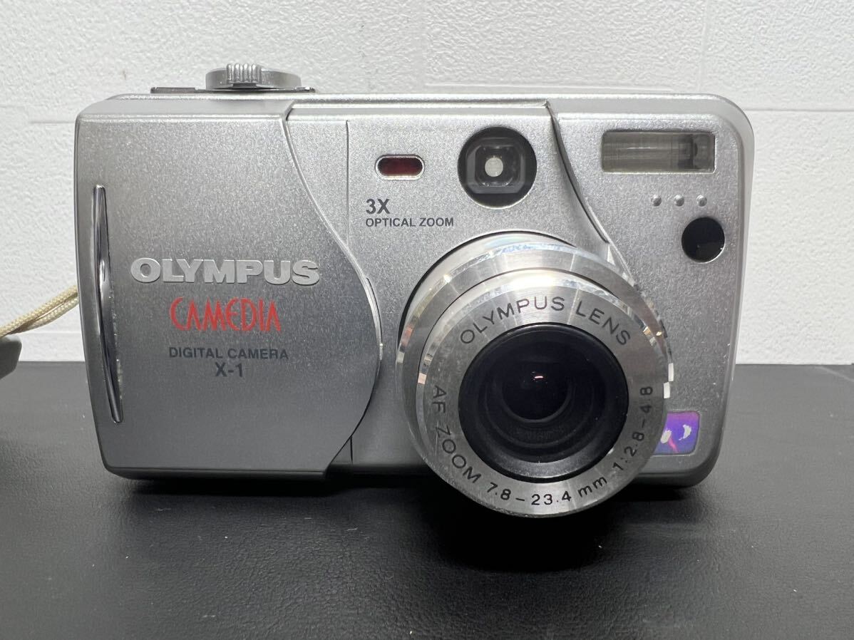 OLYMPUS オリンパスCAMEDIA X-1/コンパクトデジタルカメラ /デジタルカメラ /箱付き/通電確認済み_画像3