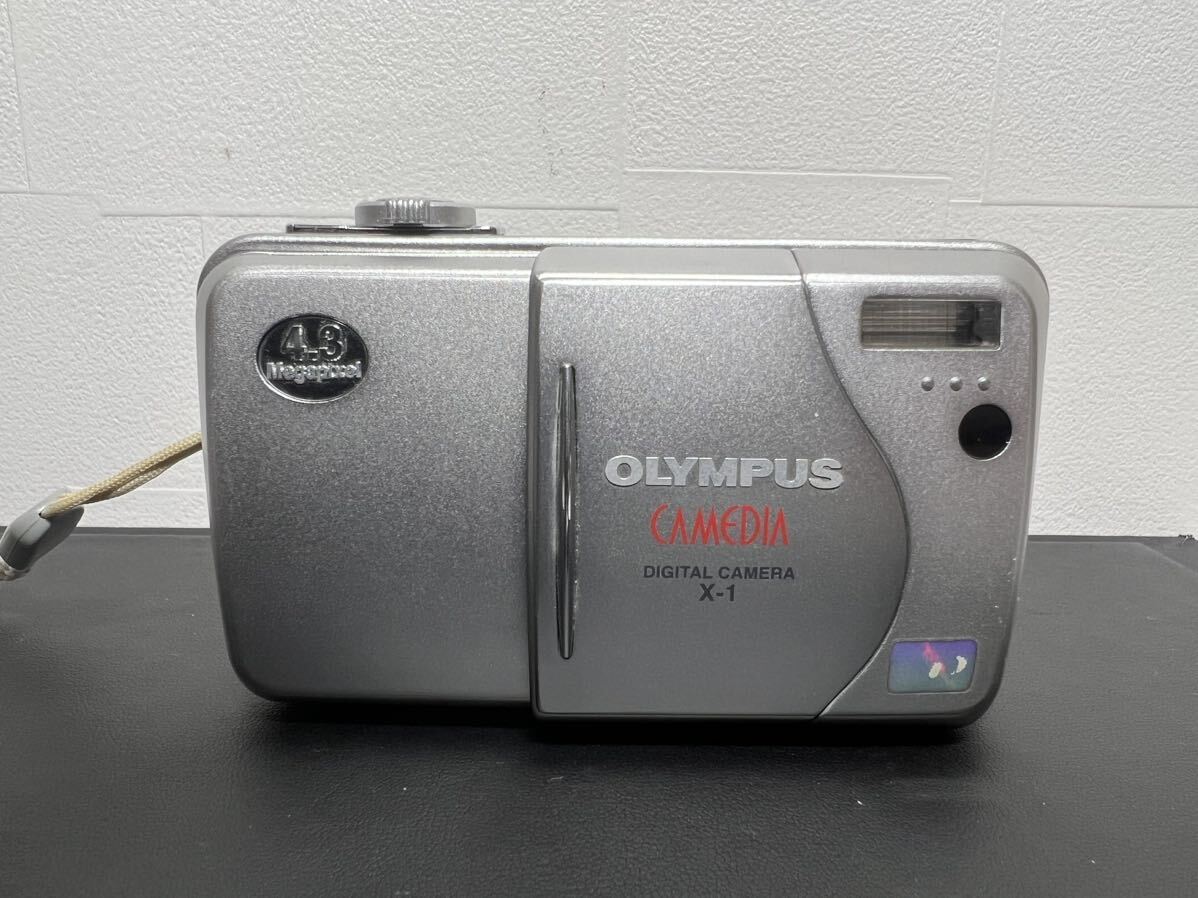 OLYMPUS オリンパスCAMEDIA X-1/コンパクトデジタルカメラ /デジタルカメラ /箱付き/通電確認済み_画像2