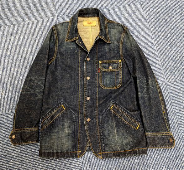 美品 Levis DENIM COVER ALLS リーバイス 70699 デニムカバーオール Mサイズ ワークジャケット_画像8