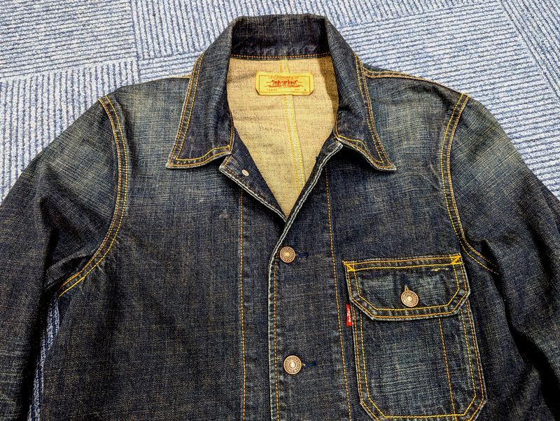 美品 Levis DENIM COVER ALLS リーバイス 70699 デニムカバーオール Mサイズ ワークジャケット_画像5