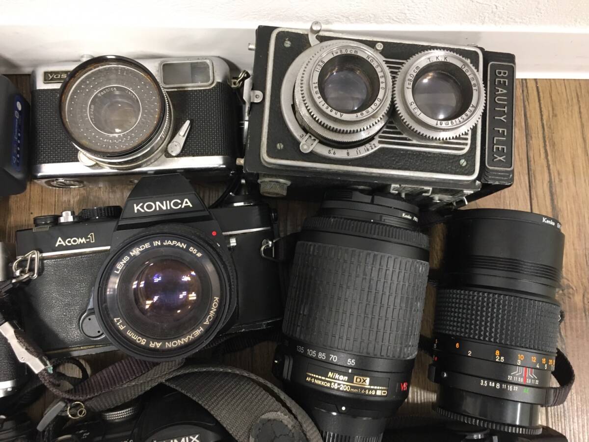 ②カメラ　レンズ　ビデオカメラ　その他大量おまとめ　konica　BEAUTYFLEX　Canon　Panasonic_画像3