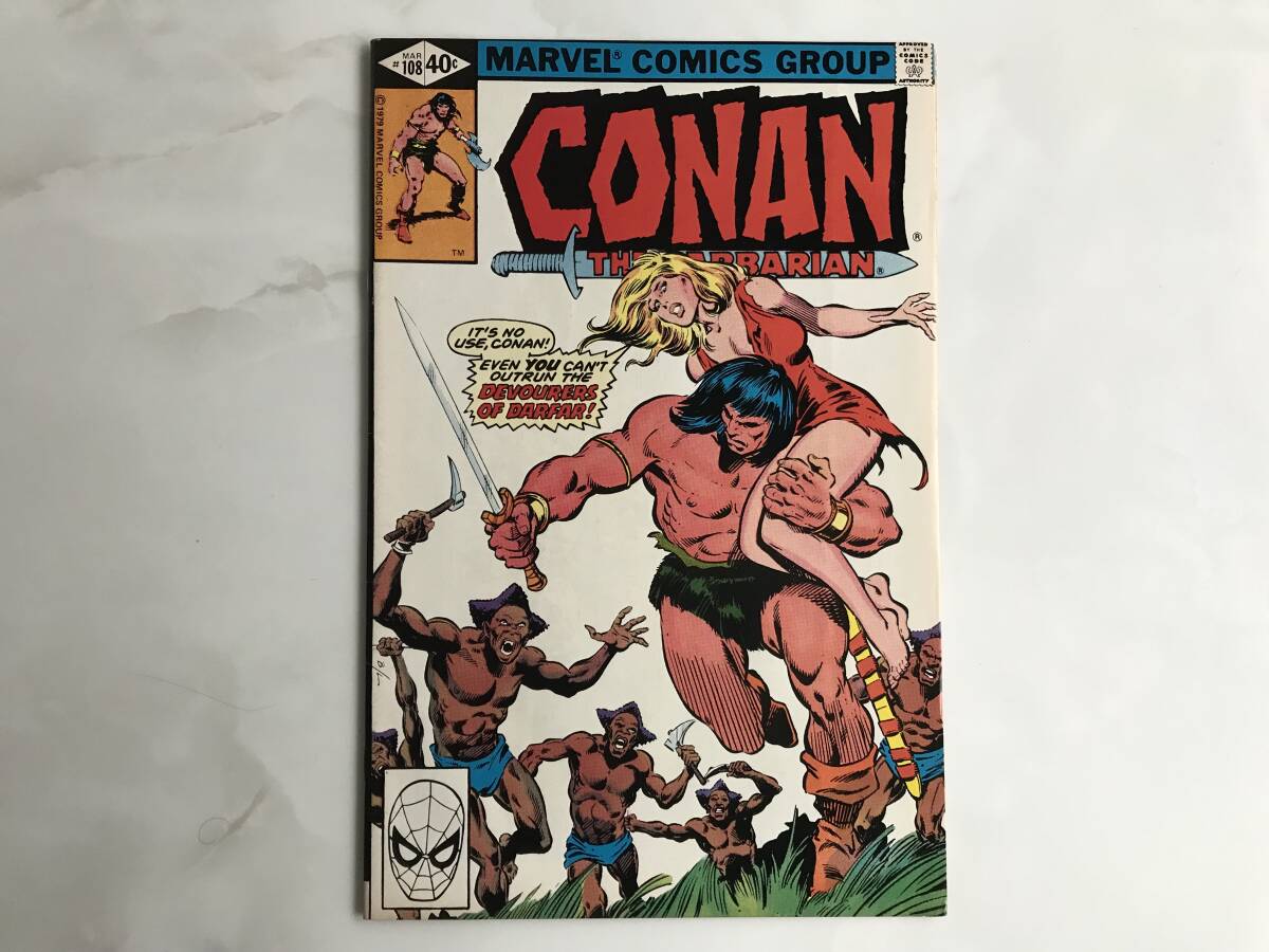 Conan the Barbarian 【コナン】 (マーベル コミックス) Marvel Comics 1980年 英語版 #108の画像1