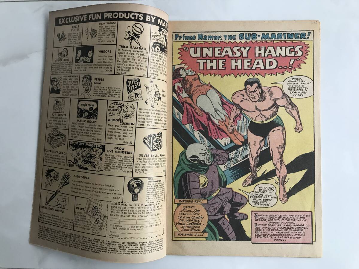 The Incredible Hulk インクレディブル・ハルク/ Sub-Mariner (マーベル コミックス) Marvel Comics 1966年 英語版 #76の画像4