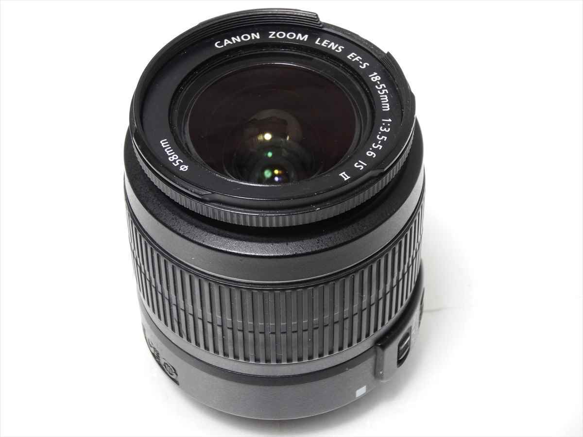 Canon レンズ EF-S 18-55mm F3.5-5.6 IS Ⅱ 訳あり キヤノン ズームレンズ MACRO 0.25m 0.8ft 送料510円 713の画像5