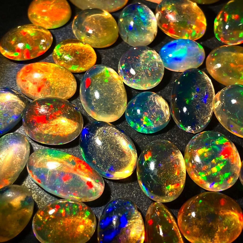 . color exceptionally effective!![ natural opal . summarize 100ct]M loose unset jewel gem jewelry jewelry opal. color rainbow DG5 ①