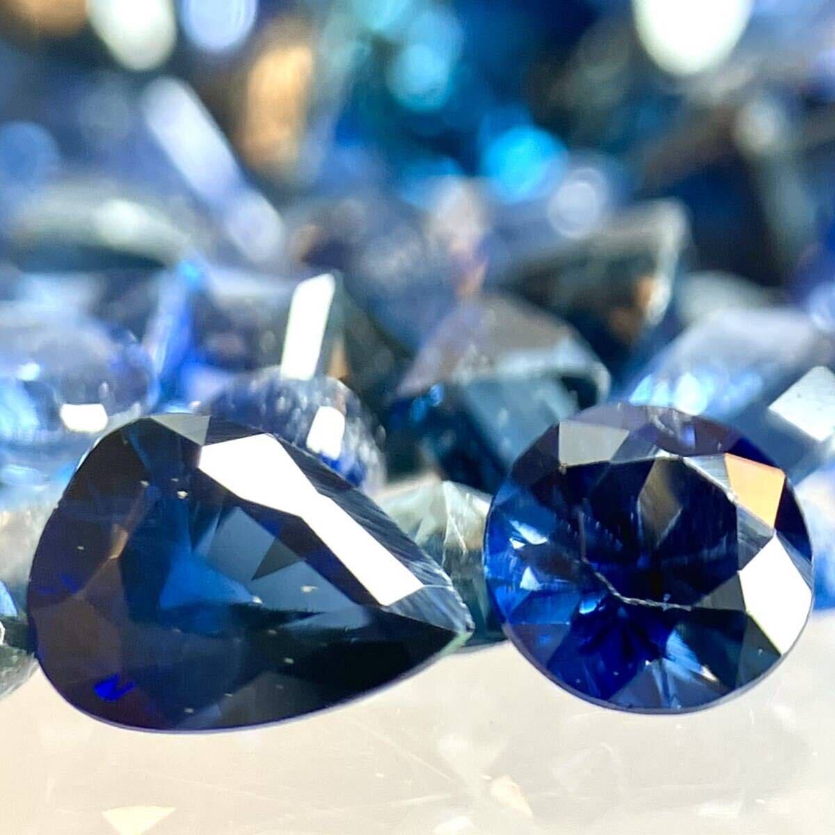 ★天然サファイアおまとめ★m 30ct 裸石 宝石 Sapphire sapphire サファイア コランダム 藍玉 jewelry ジュエリー_画像2