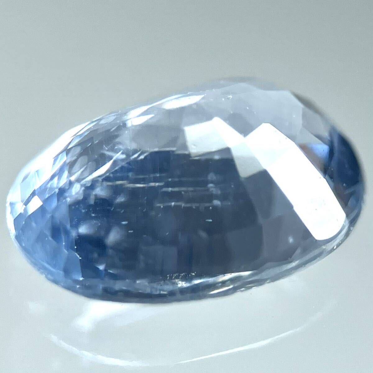 1.5ctUP!!［天然サファイア1.570ct］M 約8.0×6.0mmソーティング付 ルース 裸石 宝石 ジュエリー corundum コランダム sapphire _画像2