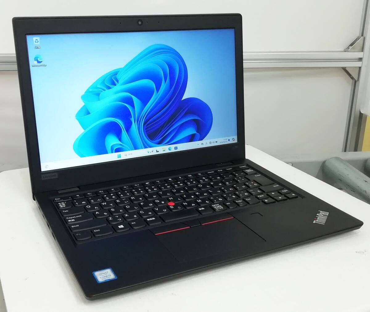 Lenovo ThinkPad L380 Core i3 8130U メモリ8GB 新品SSD M.2 SATA256GB Win11 Pro 64bit WEBカメラ搭載 即納 一週間返品保証【H24051530】_画像1