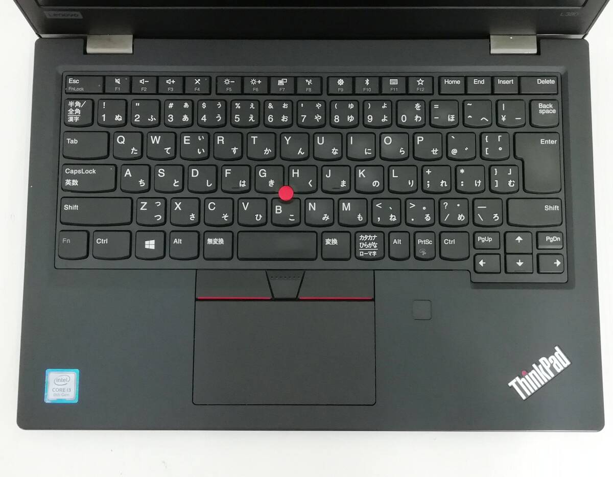 Lenovo ThinkPad L380 Core i3 8130U メモリ8GB 新品SSD M.2 SATA256GB Win11 Pro 64bit WEBカメラ搭載 即納 一週間返品保証【H24051530】_画像6