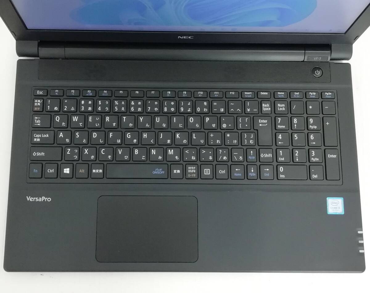 NEC VersaPro VF-3 PC-VKL23FB6S4R3 Core i3 7020U メモリ8GB 新品SSD 2.5インチ256GB Windows 11 Pro 64bit 即日発送【H24050501】の画像3