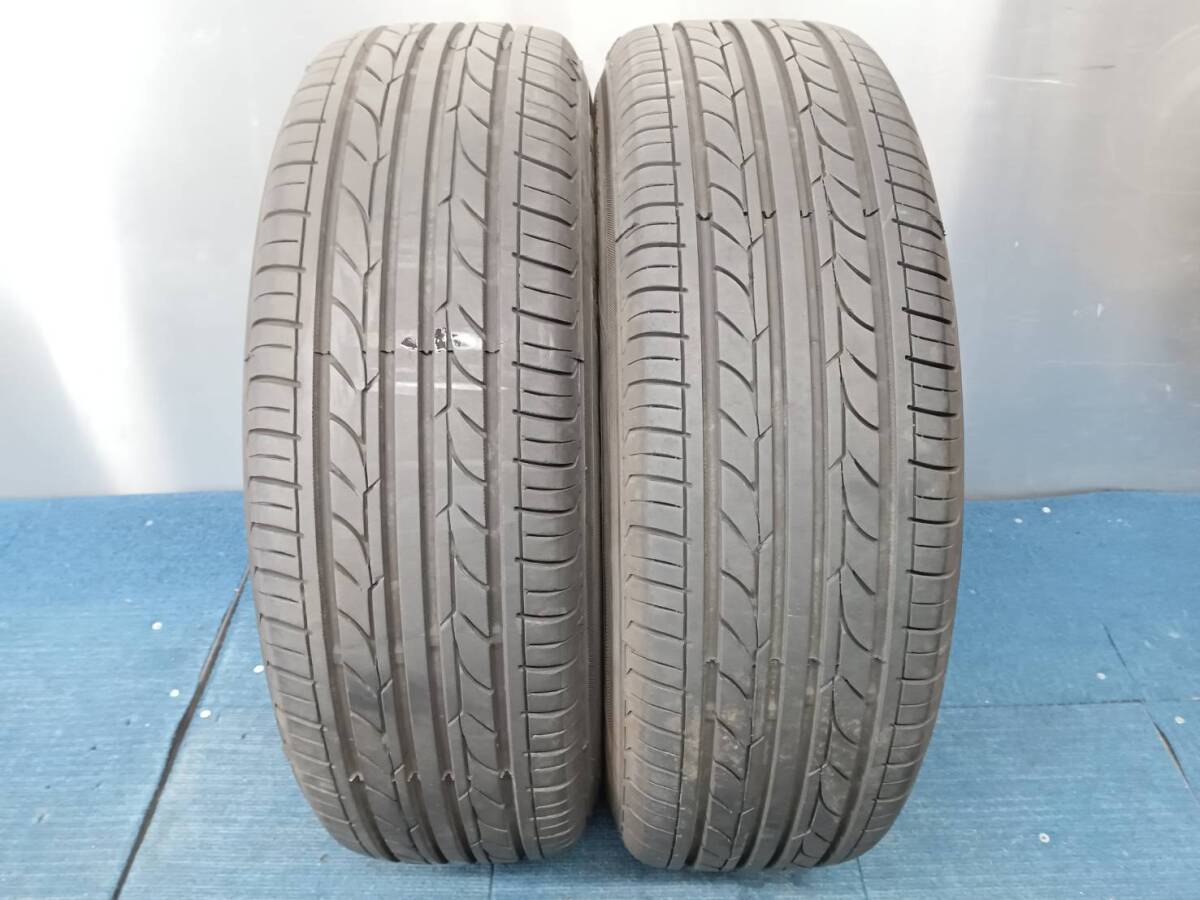 ★8-9分山★23年製★ ヨコハマA580 175/65R15　ホンダ フィット純正ホイール 15×5.5J +50 4H-100 4本セット　E886_画像9