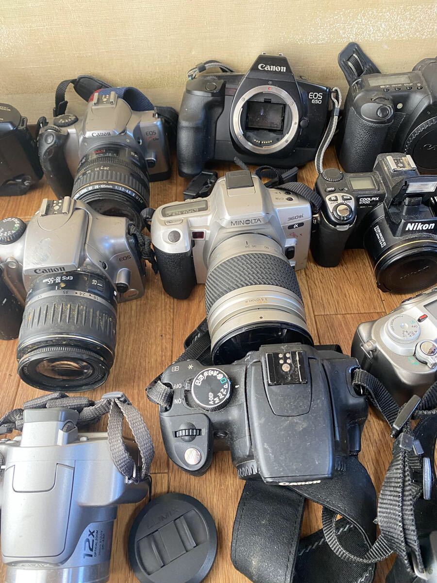 カメラ　LUMIX、FUJIFILM, Canon, MINOLTA, ニコン , PENTAX,…25点セットまとめて売る_画像3