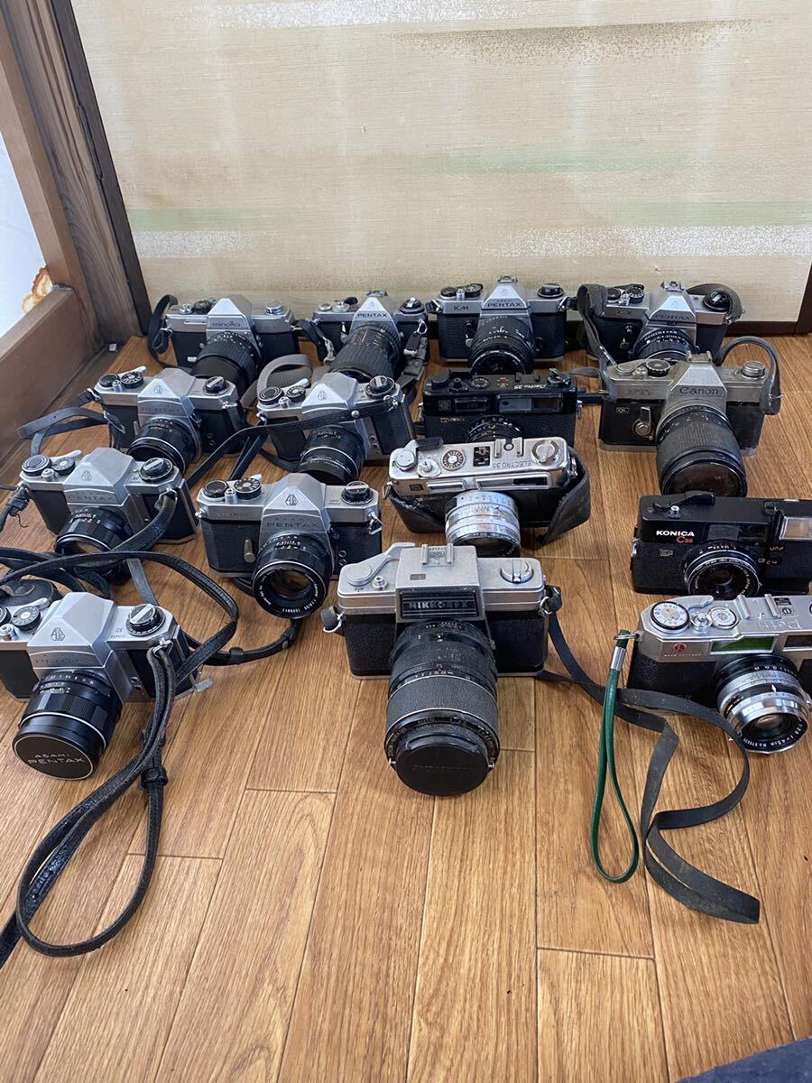 PENTAX , YASHICA , Canon , …カメラ 15点セットまとめて売る_画像1