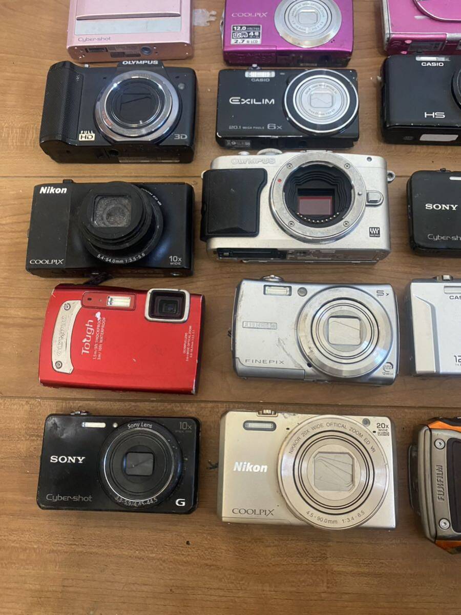 デジタルカメラ SONY OLYMPUS FUJIFILM CASIO Panasonic Nikon PENTAX 65台まとめて売る_画像2