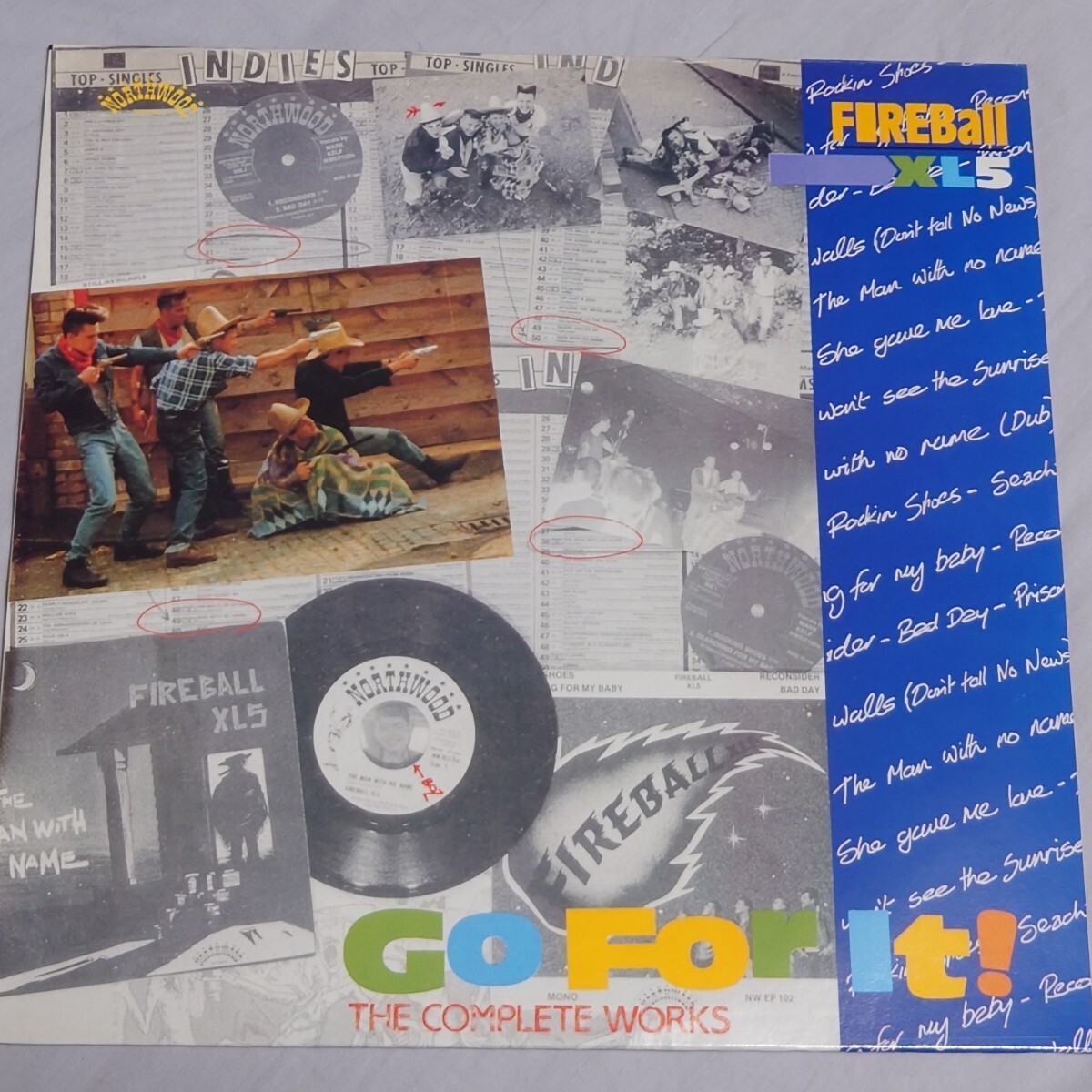 レア盤！FIREBALL XL5/Go For It!/LP//ロカビリーサイコビリーネオロカパンクロックンロール_画像1