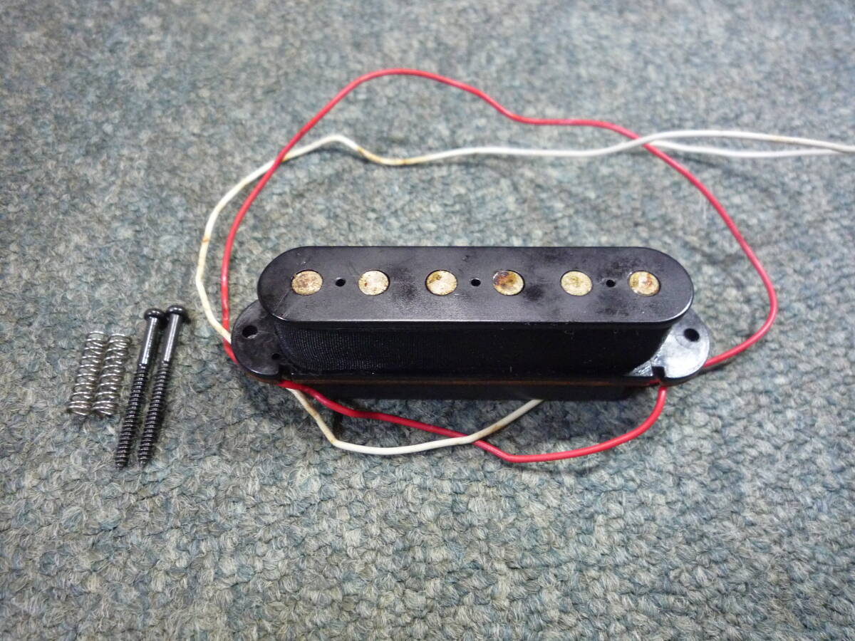 1990年代製 FERNANDES DS-1 Single Coil Pickup Black　フェルナンデス シングルコイルピックアップ　フロント　PUカバーなし_画像1