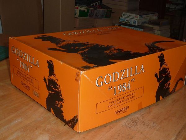 1/400 Godzilla 1984 Kaiyodo soft винил комплект sofvi комплект гараж комплект монстр sake ....
