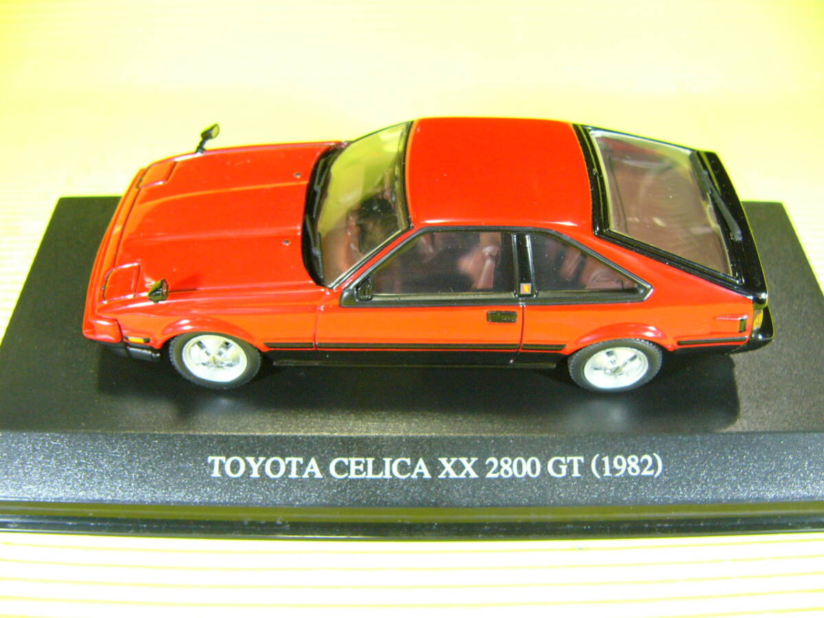 DISM 1/43 トヨタ セリカ XX 2800 GT (MA-61) 1982 前期 赤 USED (最安送料レタパ520円)_画像4