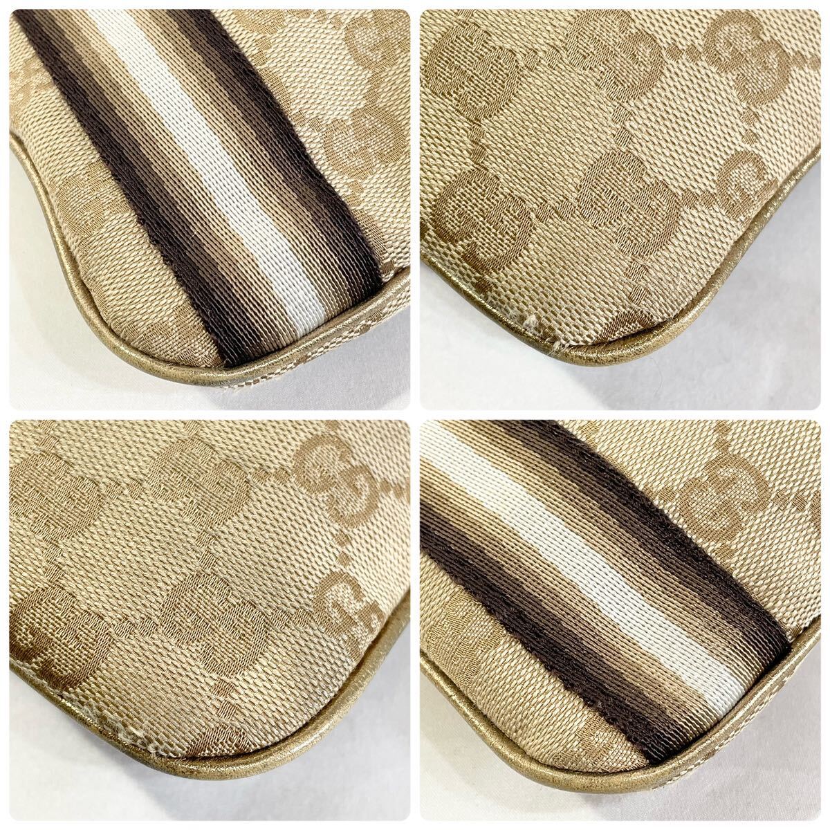 正規品 GUCCI グッチ ショルダーバッグ GGキャンバス ハート 正規品 GUCCI グッチ ショルダーバッグ GGキャンバス ハート