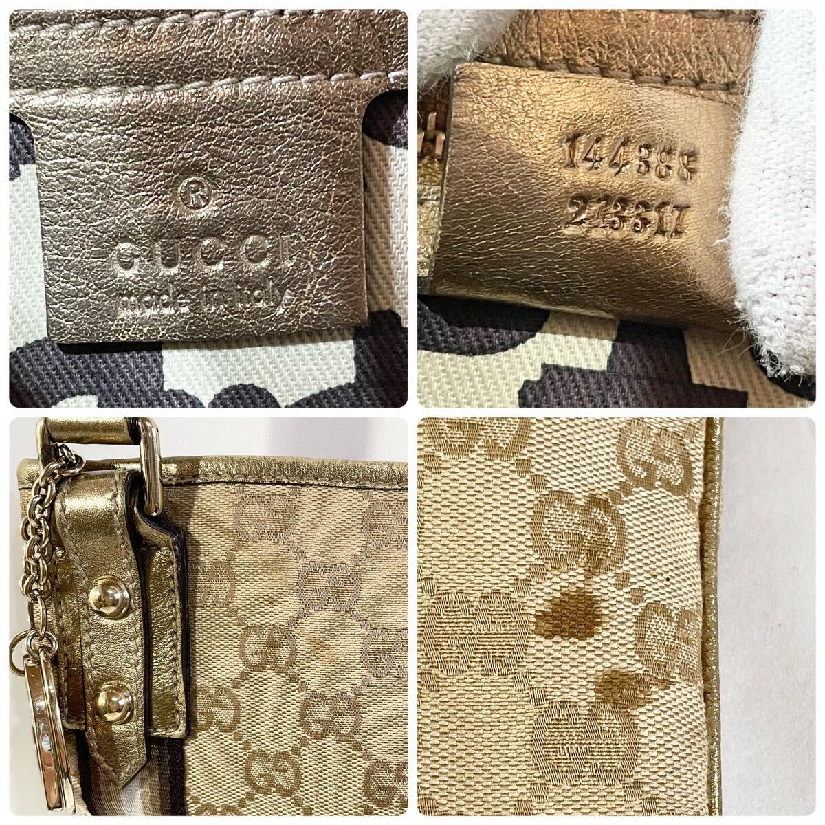 正規品 GUCCI グッチ ショルダーバッグ GGキャンバス ハート 正規品 GUCCI グッチ ショルダーバッグ GGキャンバス ハート