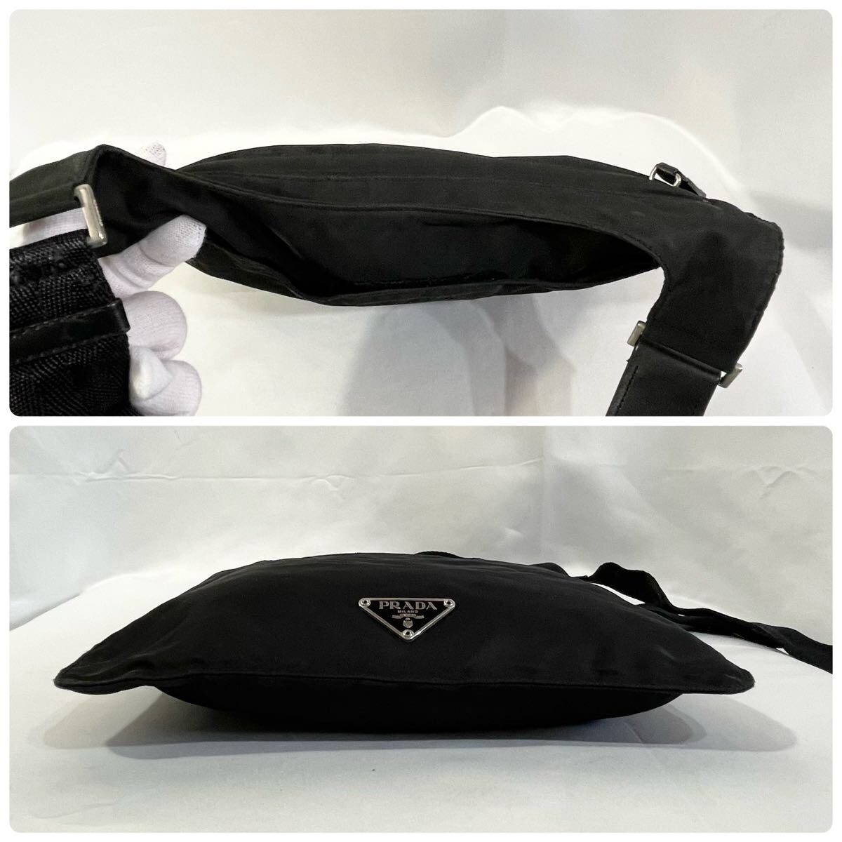 正規品 PRADA プラダ ナイロン ショルダーバッグ 三角ロゴ 正規品 PRADA プラダ ナイロン ショルダーバッグ 三角ロゴ