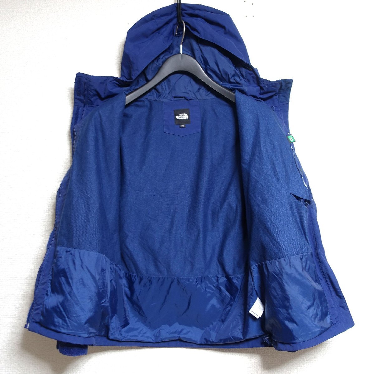 THE NORTH FACE ノースフェイス マウンテンパーカー レディース Lサイズ 正規品 ネイビー ブルー A4695の画像3