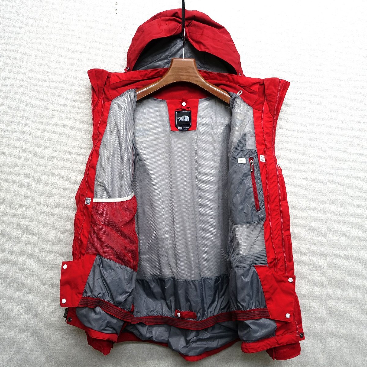 THE NORTH FACE ノースフェイス ハイベント マウンテンパーカー メンズ Lサイズ 正規品 レッド A5254_画像3