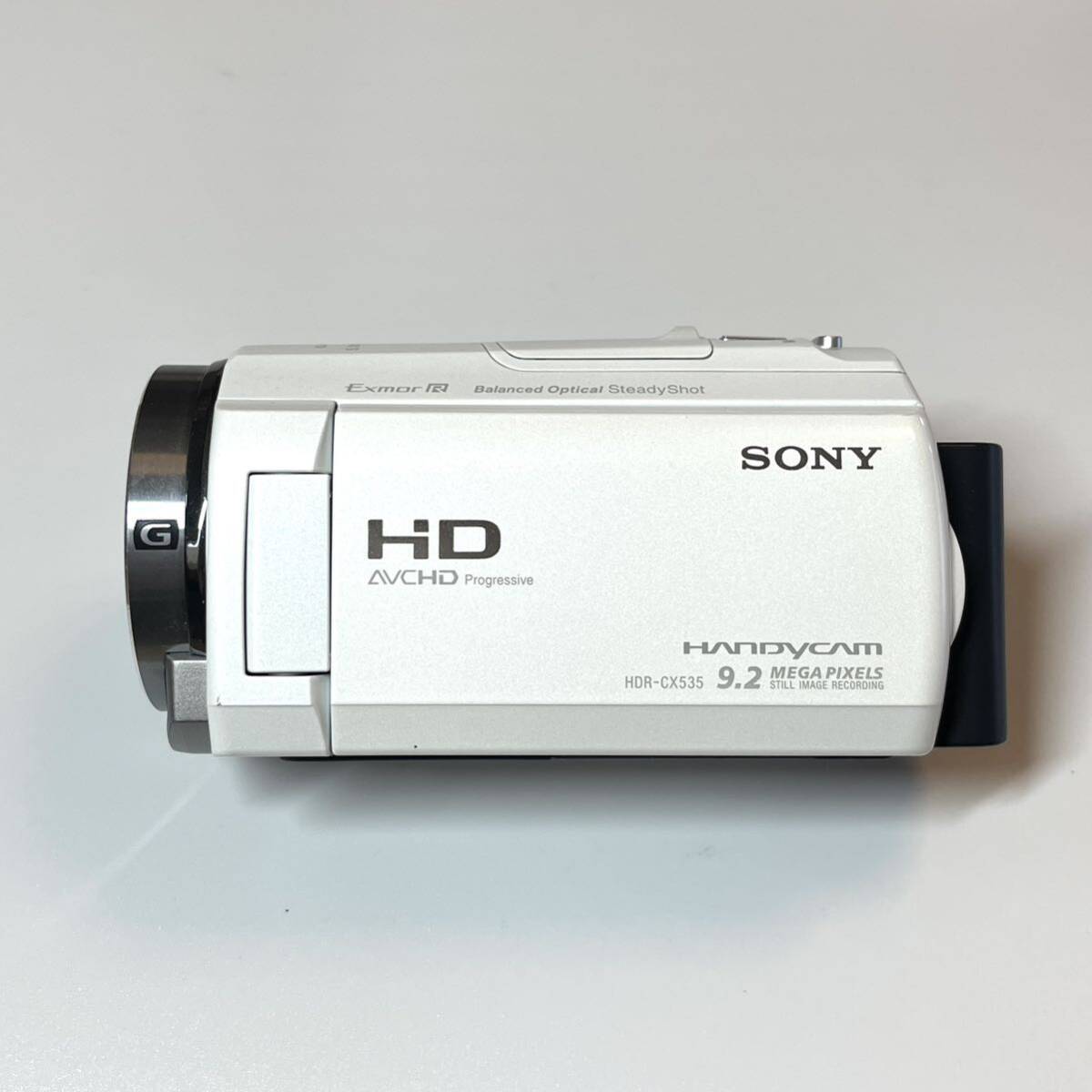 【動作確認済み】SONY デジタルビデオカメラ ハンディカム Handycam ホワイト HDR-CX535 14年製 HDMIケーブル付き_画像2