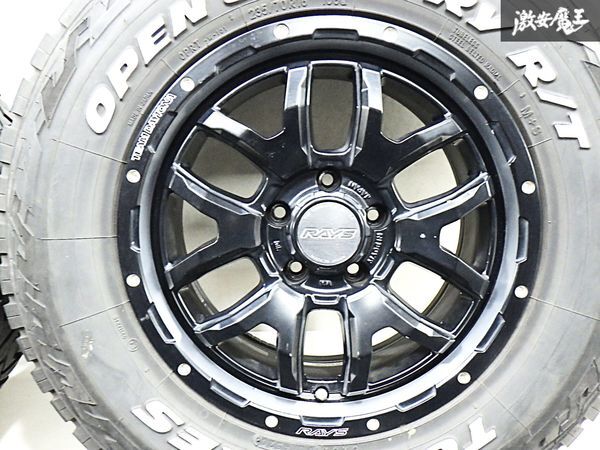 ●【カッコいい！】RAYS DAYTONA F6 BOOST レイズ デイトナ 16インチ 7J +32 PCD114.3 5H OPEN COUNTRY R/T 235/70R16 デリカD5 RAV4 棚P-4_画像3