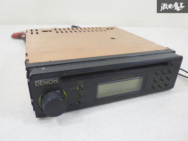 【通電OK】DENON デノン 1DIN オーディオデッキ DCT-A100 銅板 銅 メッキシャーシ 銅板 即納 在庫有 棚A-1-3の画像1
