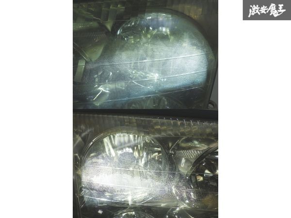 【HID点灯OK】 トヨタ 純正 UCF20 UCF21 20 セルシオ 後期 HID キセノン ヘッドライト ヘッドランプ 左右セット STANLEY 50-40 棚21-1_画像2