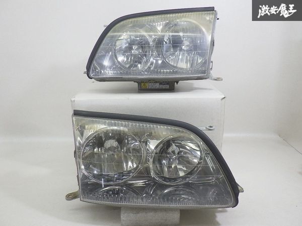 【HID点灯OK】 トヨタ 純正 UCF20 UCF21 20 セルシオ 後期 HID キセノン ヘッドライト ヘッドランプ 左右セット STANLEY 50-40 棚21-1_画像1