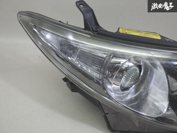 【HID点灯OK】 トヨタ 純正 ACR50W ACR55W エスティマ 前期 HID ヘッドライト ヘッドランプ 右 右側 運転席側 KOITO 28-192 棚11-3_液だれ