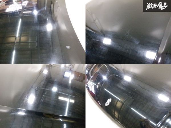 [ dent less!] Nissan original ENR33 R33 Skyline GTS-4 latter term 4-door bonnet hood panel KH3 super black ECR33 shelves 2F-A-5
