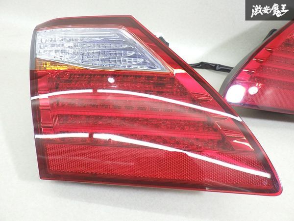 【点灯OK】 レクサス 純正 UVF45 LS600H 中期 LED テールライト テールランプ 左右セット インナー KOITO 50-119 LEDバルブ付 棚8-2_画像5