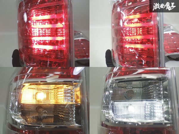 【LED点灯OK】 トヨタ 純正 ZRR70W ZRR75W ノア 前期 LED テール テールランプ テールライト 左右セット ICHIKOH 28-198 棚12-5_画像3