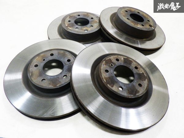 Z33 フェアレディZ 純正 ブレンボ brembo キャリパー装着車用 ブレーキディスク ローター 前後 1台分 フロント約325φ リア約322φ 棚15-3_画像1