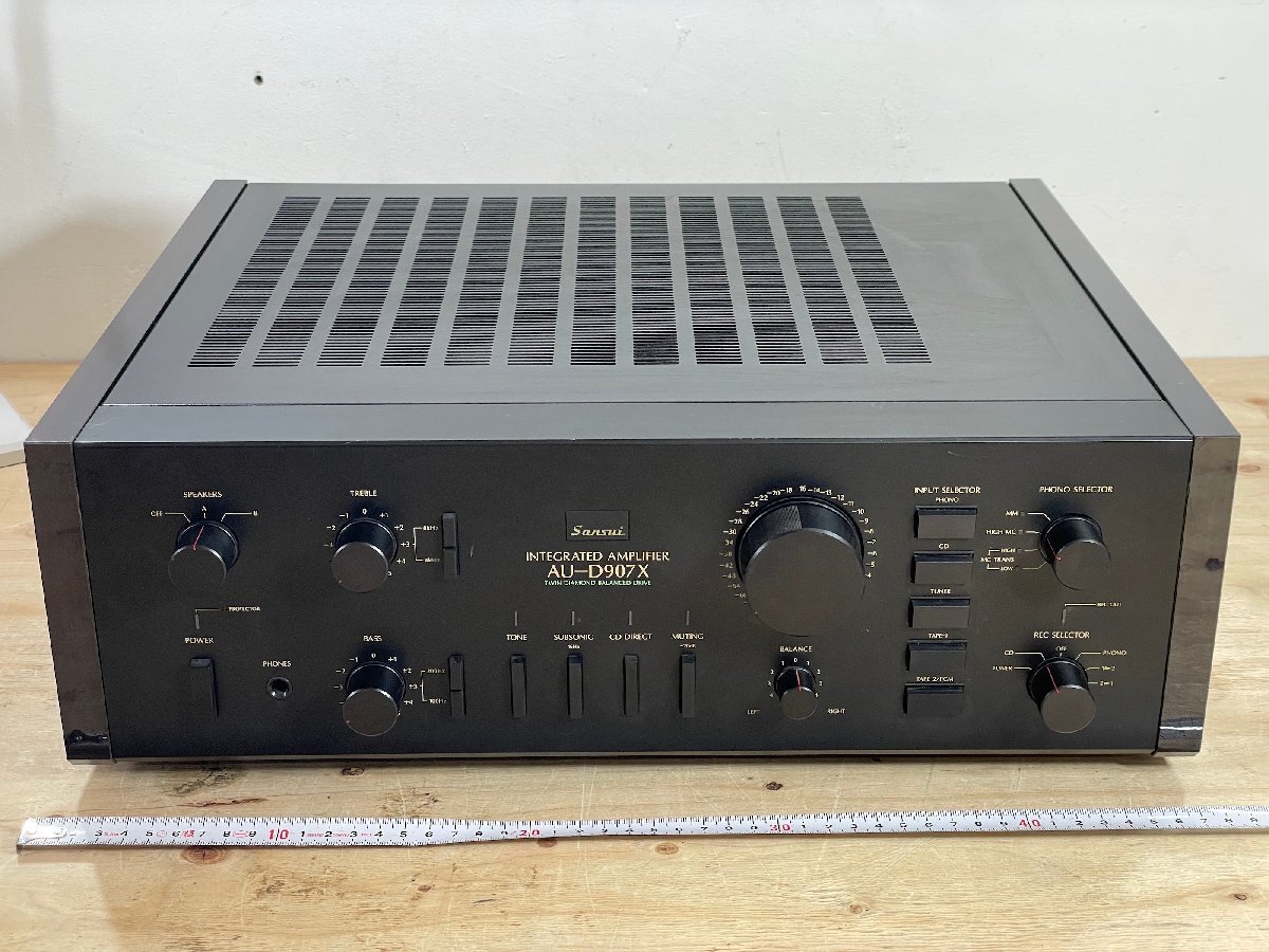 [ operation verification ending ]Sansui AU-D907X pre-main amplifier audio equipment Sansui landscape [ long-term keeping goods ][ body only ]