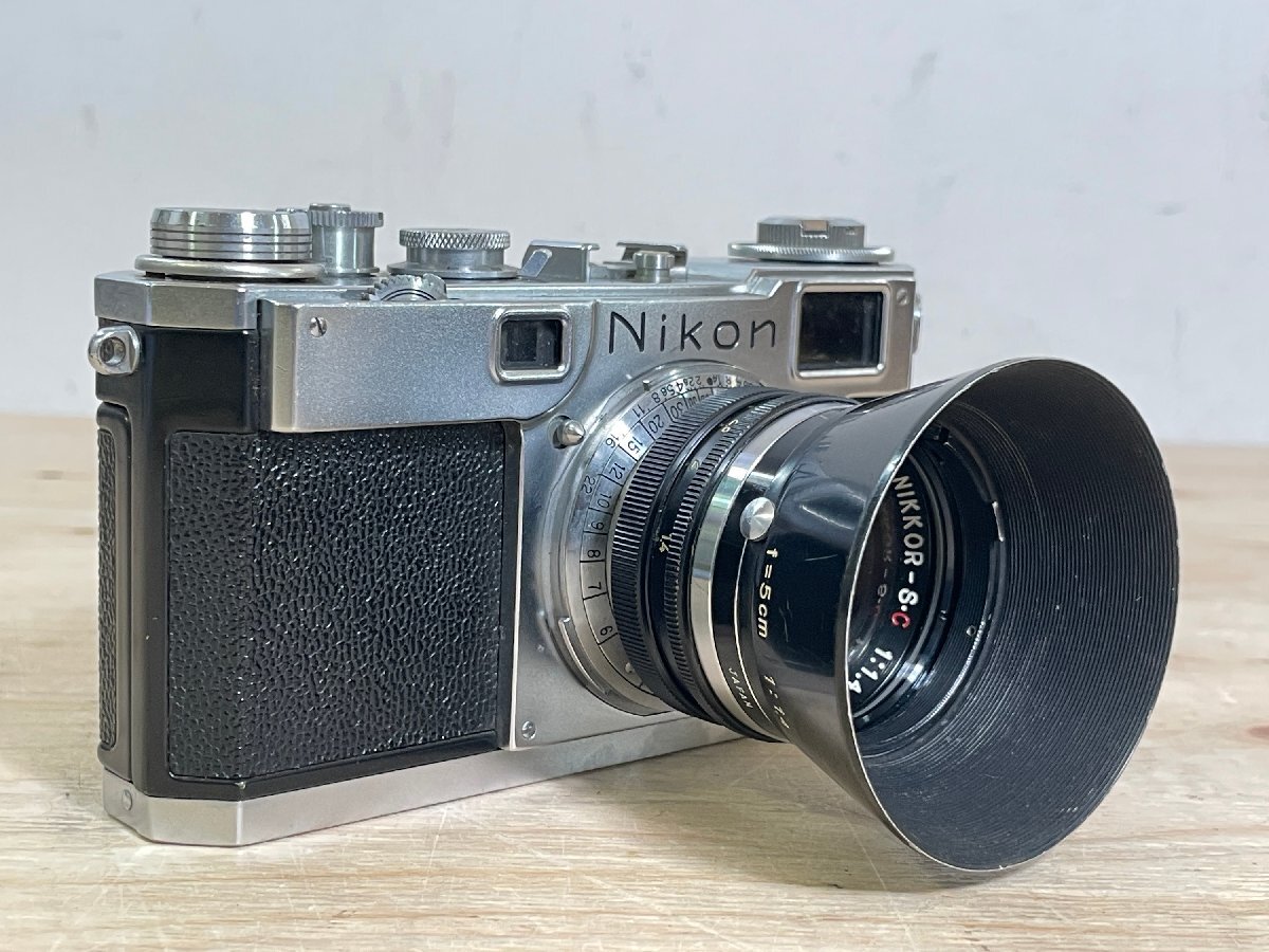 【長期保管品】ニコン Nikon S2 Nikko S C 5cm F1.4 レンジファインダーカメラ【現状品】_画像6